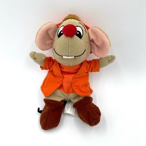 Cinderella Mouse Jaq Mini Beanbag Plush 8”